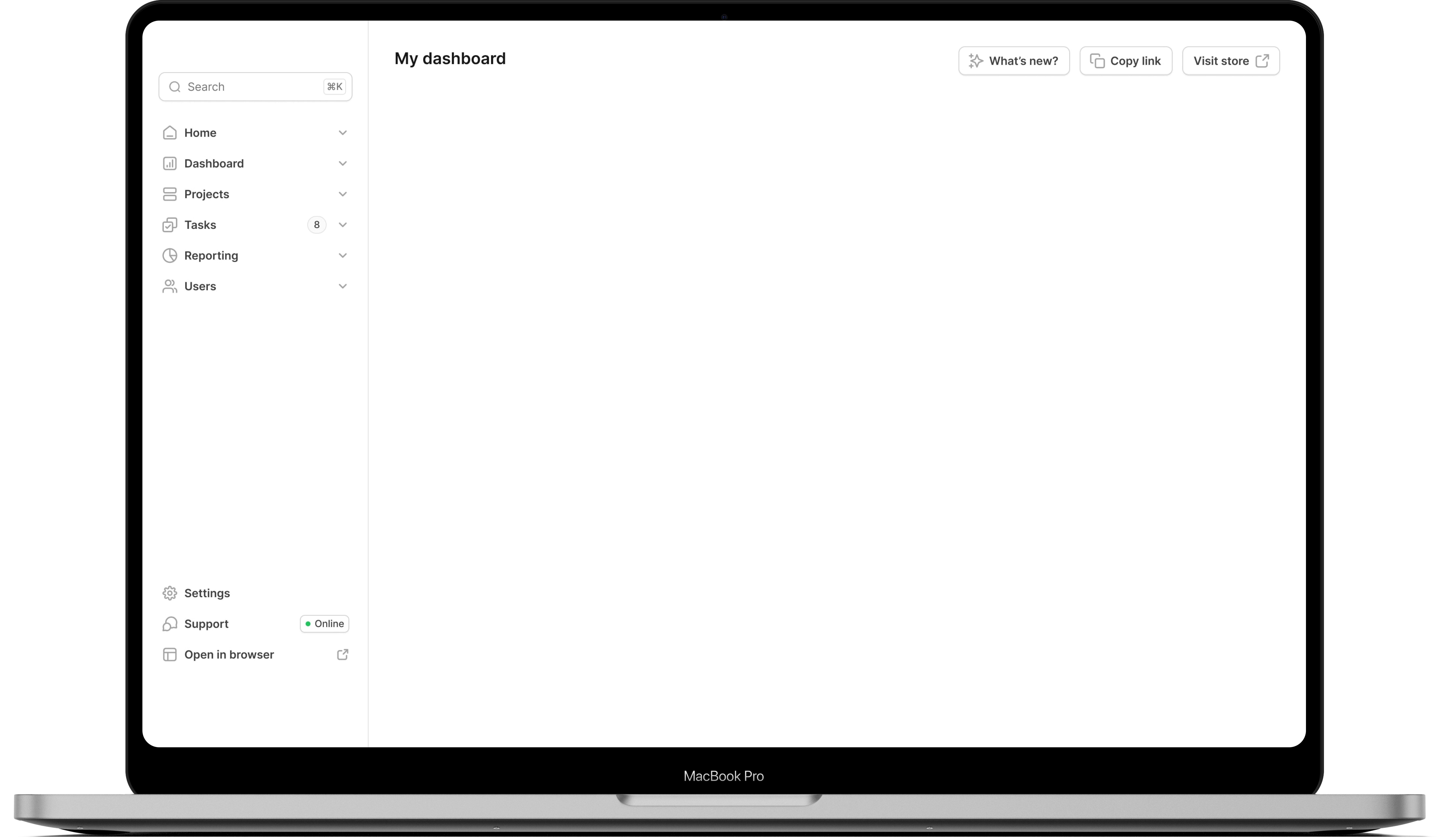 Dashboard Screenshot